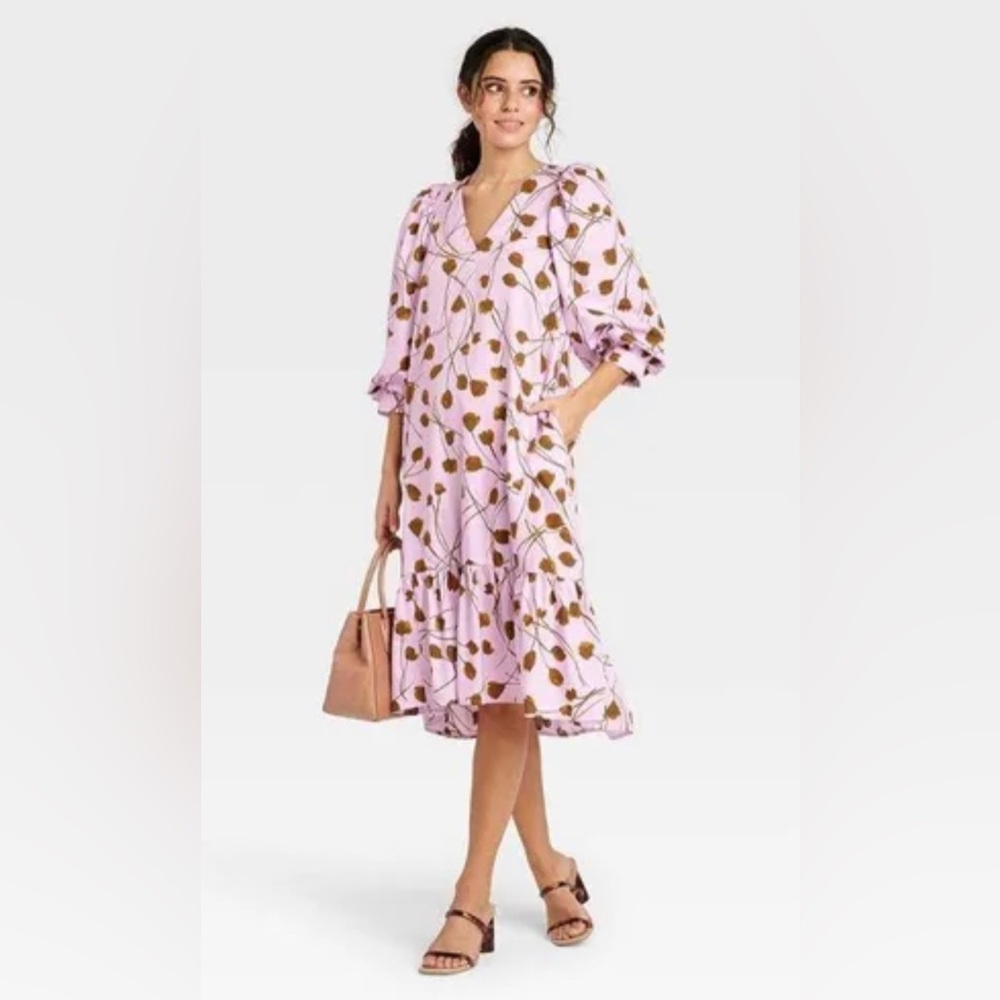 Floral print dress